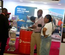 Guests at Total Booth
