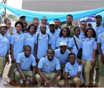 National Youth Service Corps members at the event
